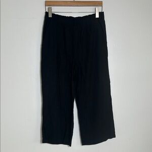 Old Navy Black Linen Pants Medium